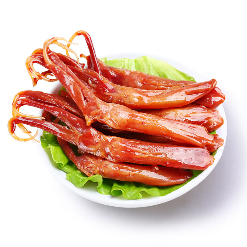 严选美食座上客甜辣鸭舌头甜辣味