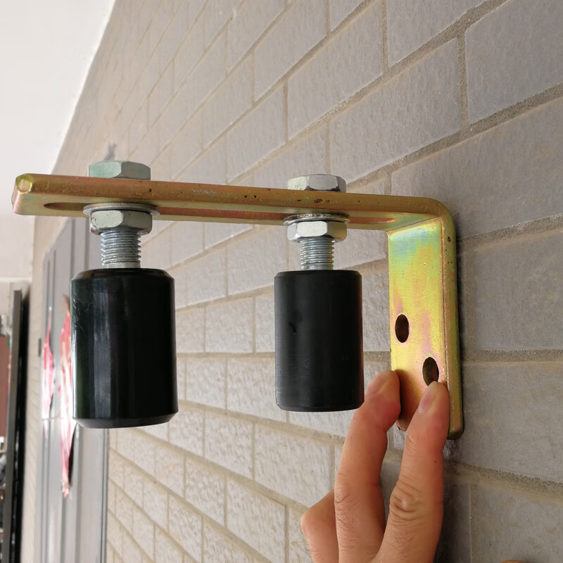 铁大门推拉滑轮 平移门尼龙滚轮靠轮夹轮塑料滑轮固定双轮导向轮推