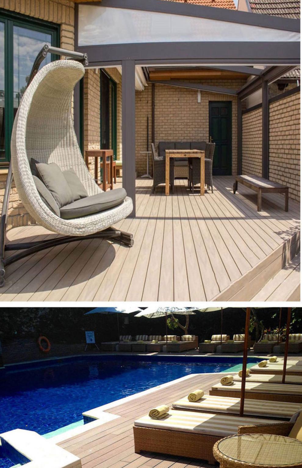 塑木户外地板塑木地板户外共挤室内防腐阳台别墅庭院室外露台防水防滑