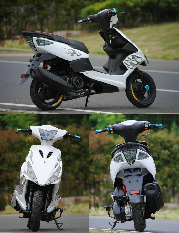 踏板摩托车125cc鬼火一代摩托车街车外卖踏板车燃油踏板车街车助力车