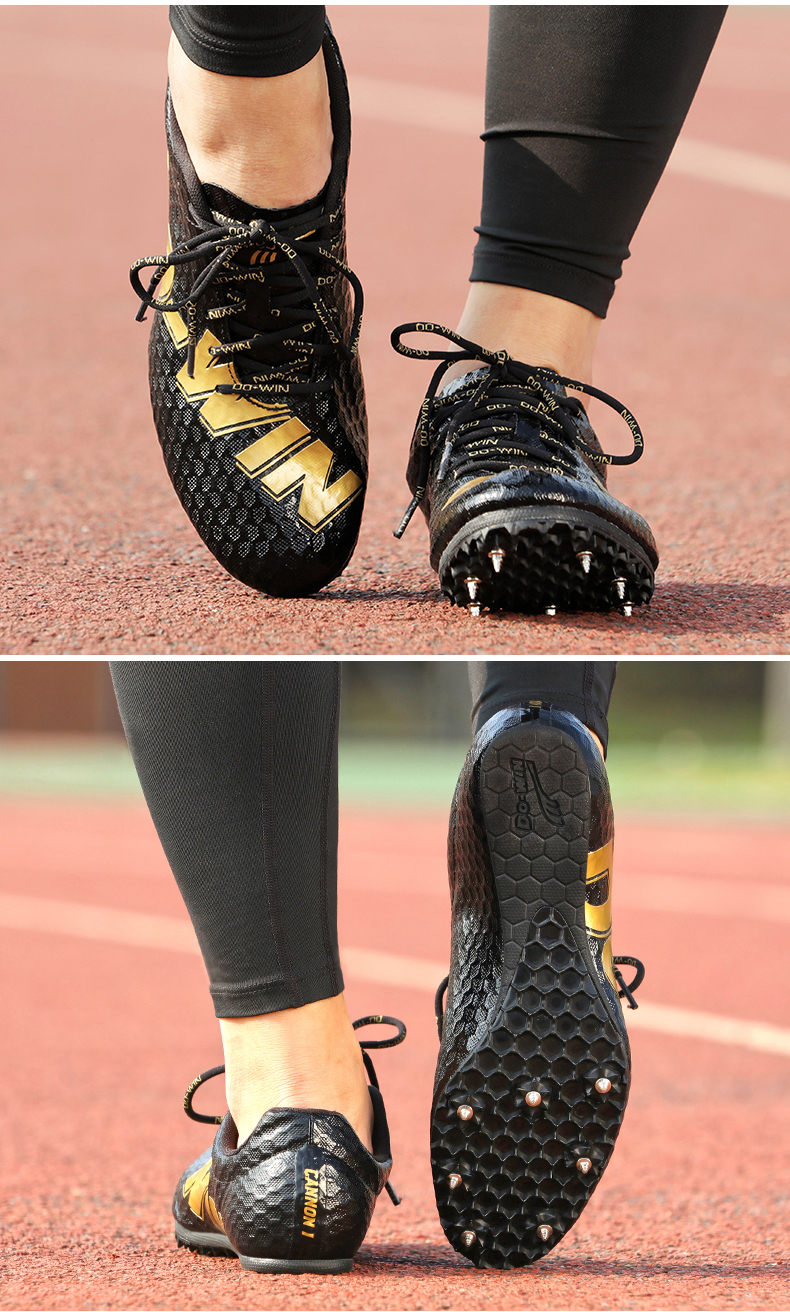 钉鞋田径短跑男中考比赛训练中长跑体考四项半掌钉子鞋女防滑耐磨透气
