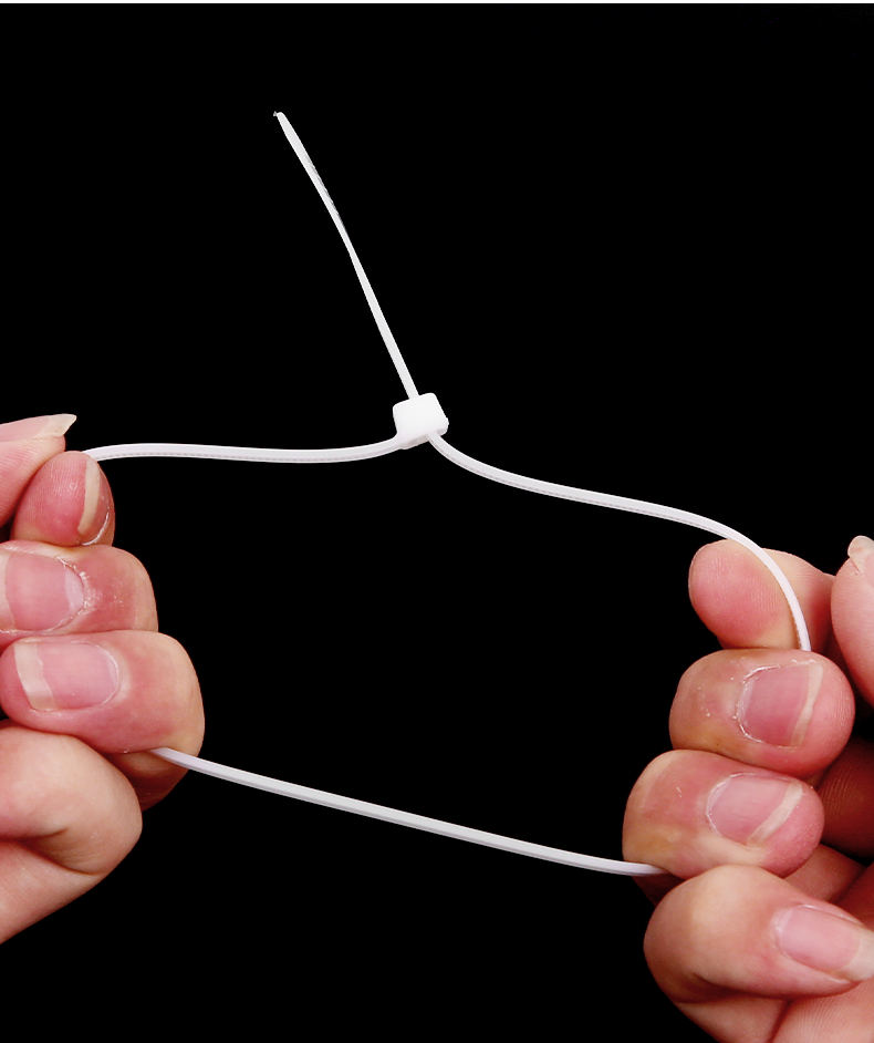 tlxt尼龙扎带强力扎线带捆扎带塑料卡扣捆绑扎线固定绑带自锁式 5*350