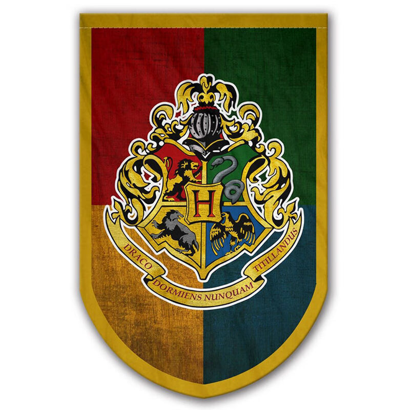 哈利波特旗帜格兰芬多魔法四大学院圆角旗装饰旗挂布现货 学院(小尺寸