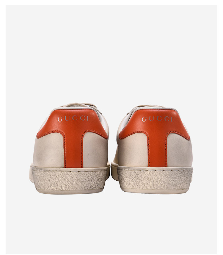 买手代购古驰gucci运动鞋disneyace系列男士皮革饰米奇印花小脏鞋运动