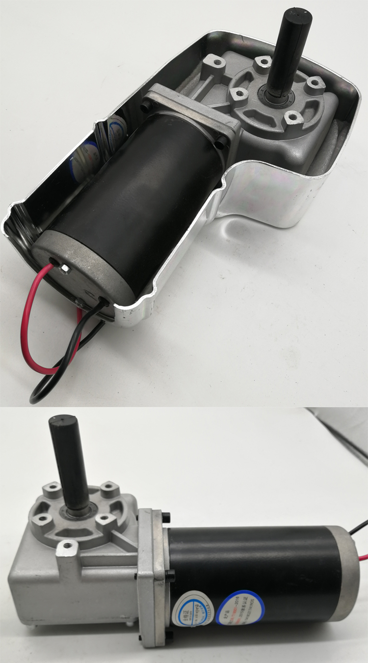 自卸车自动篷布电机渣土车工程车电动甩杆式货车大车篷布电机24v电机1