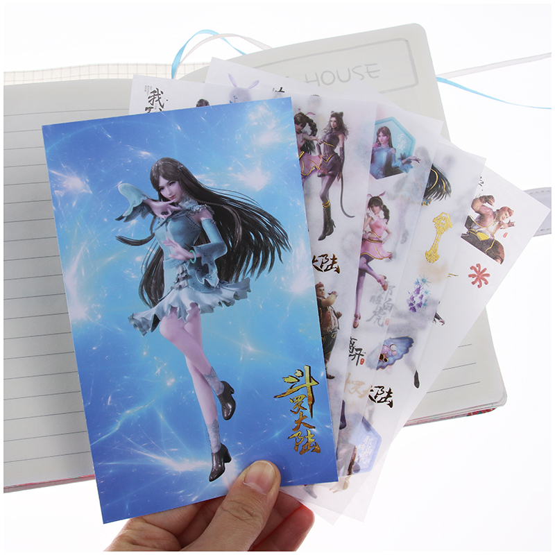 史莱克七怪贴纸防水斗罗大陆唐三小舞贴纸史莱克七怪和纸卡通动漫手帐
