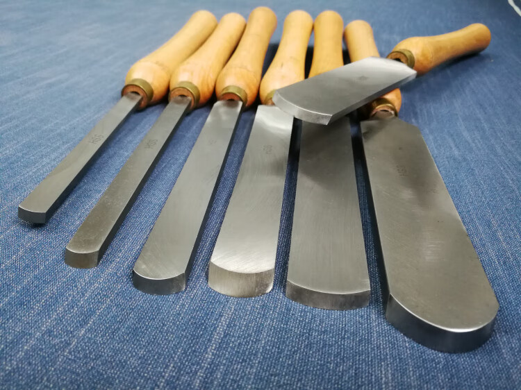 圆刮刀圆头刀高速钢手持式木工车刀车木刀旋木刀刀宽度11mm