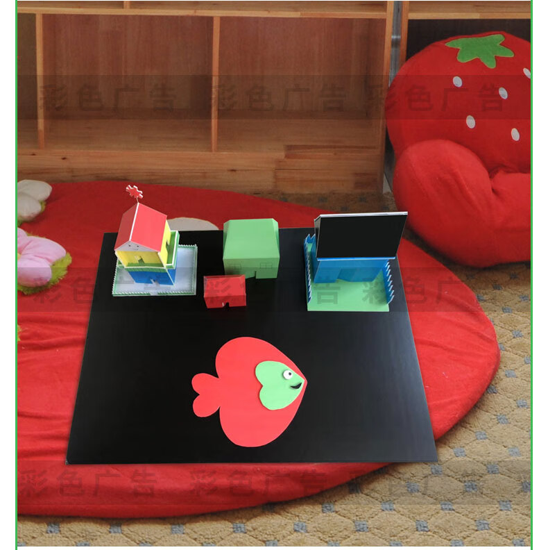kt板定制泡沫板diy版空白色幼儿园装饰儿童手工模型展板广告 蓝色10张