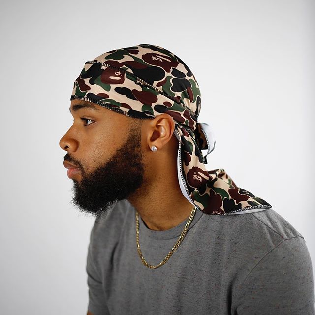 京选优品hiphop个性头巾搞品牌嘻哈多功能黑人头巾durag说唱歌手配饰