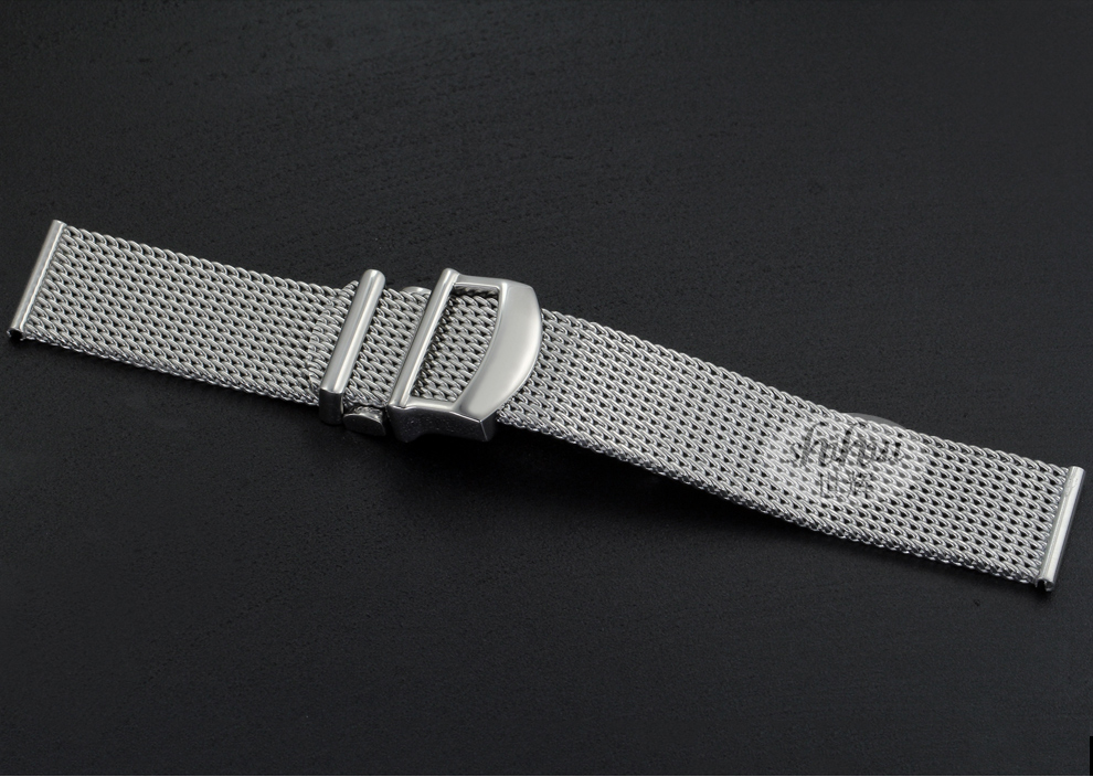 出口瑞士高端宝玑宝珀欧米茄万宝龙手表带钢带米兰网带男19202122mm