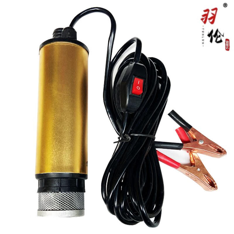 12v24v220伏电动小型油泵车载油泵加油机12v38毫米小口径泵小型油桶用