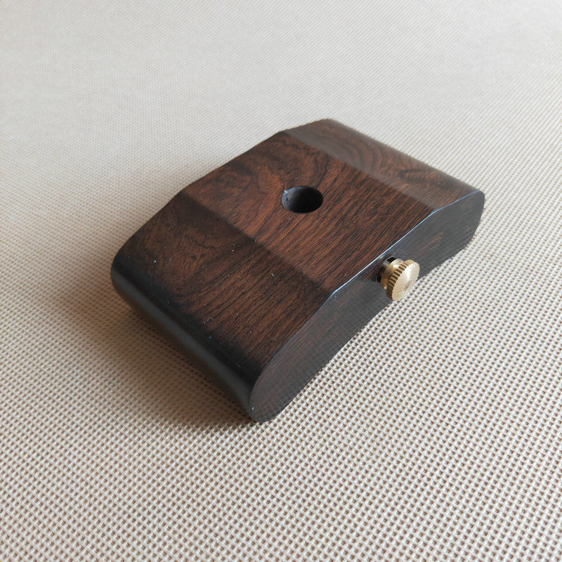 板胡托黑檀紫檀红花梨歌剧秦腔梆子高音中音板胡托板胡配件底拖紫檀单