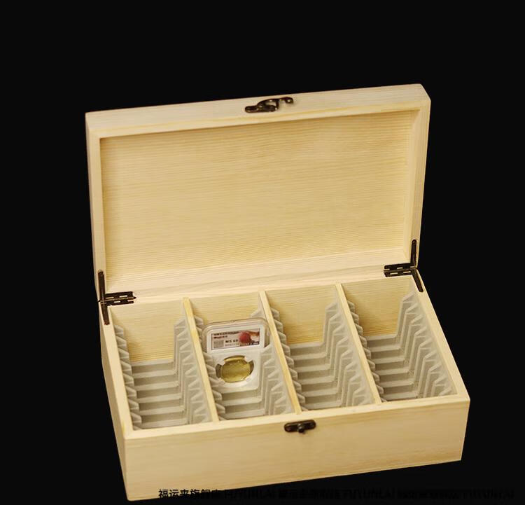 评级币收藏盒40枚装评级币鉴定盒纪念币收藏盒钱币保护盒pcgs收纳盒