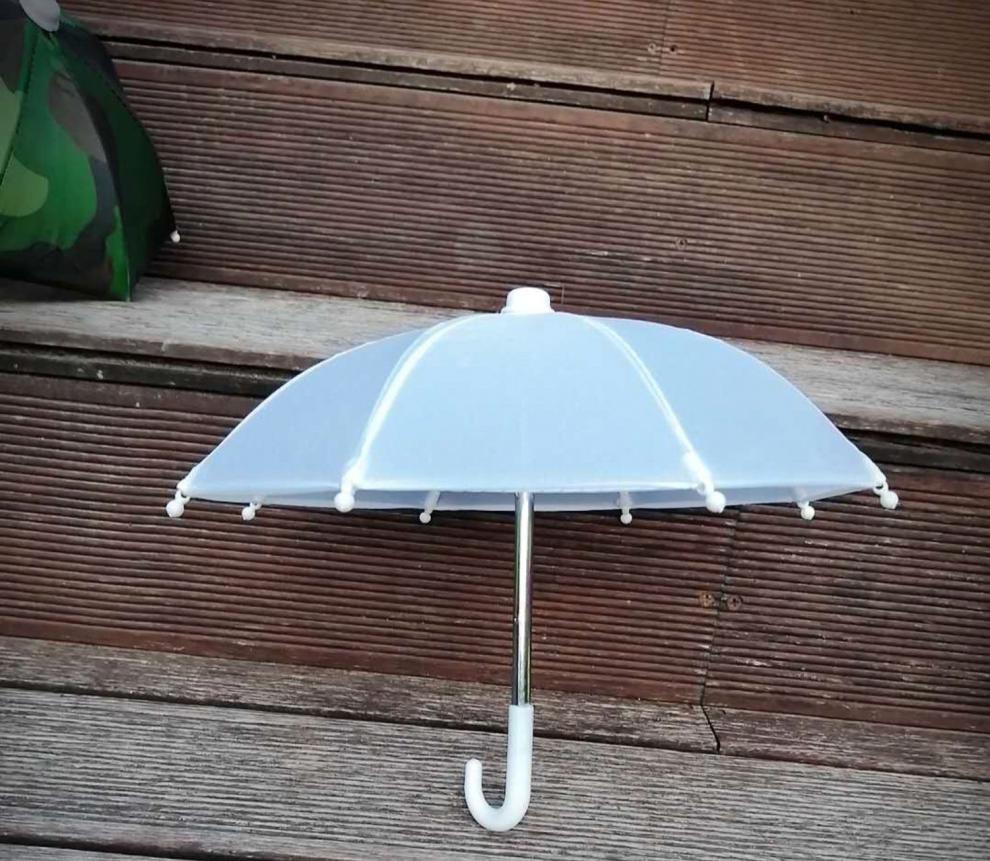 聂庄迷你玩具小雨伞儿童装饰超小雨伞摄影道具伞宝宝卡通小号伞纯色伞