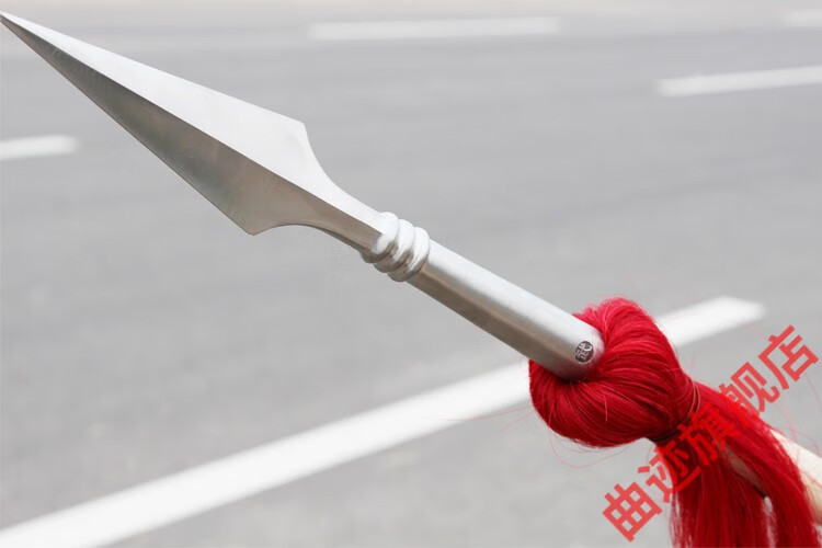 红缨枪霸王枪长矛枪杆不锈钢枪头器械长武术枪未开刃红缨枪总长18米