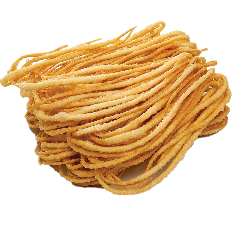 陕西渭南特产农家手工龙须馓子300g小吃零食油炸香酥脆芝麻油散子*弭