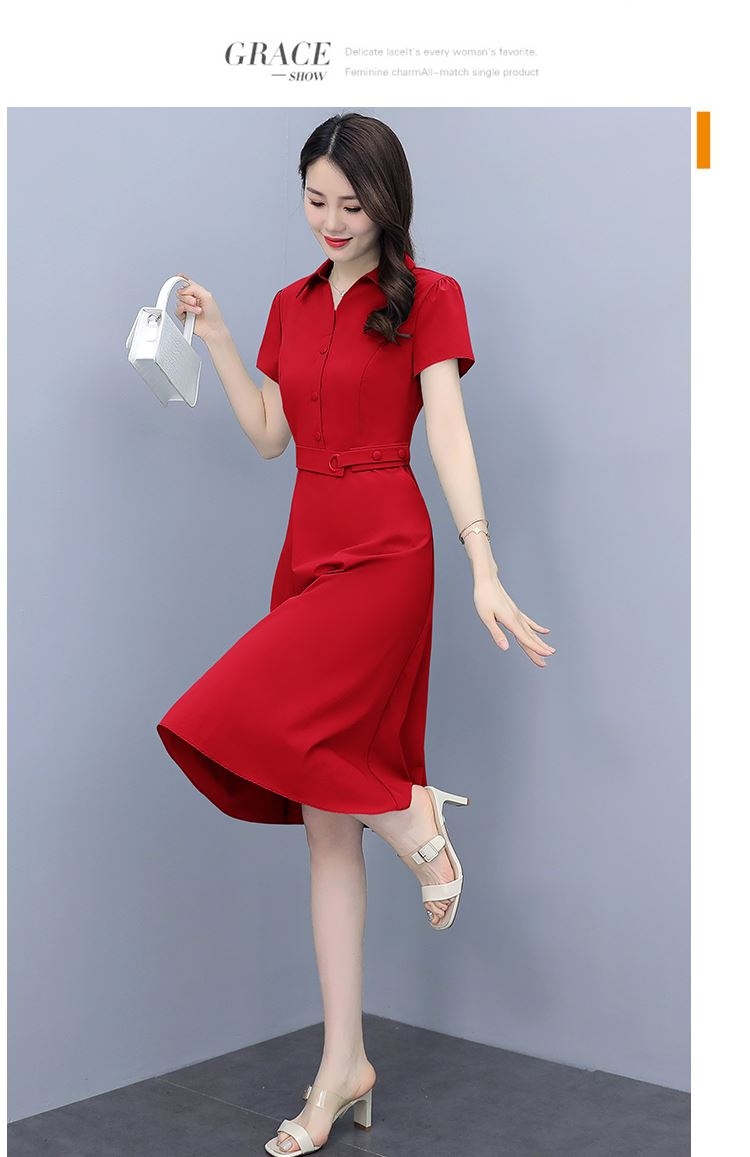 抖音同款芊芊服饰女装店裙子5种颜色夏女装气质修身显瘦有口袋色