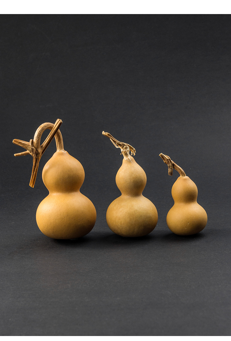 乔朝朗 手捻葫芦手把件文玩手捻葫芦摆件盘完小号天然包浆带龙头紫皮