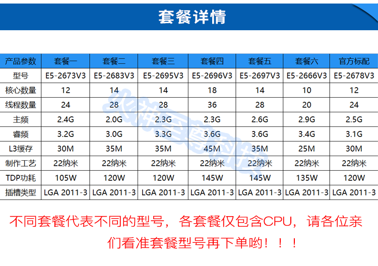准新未开封e52678v32673v326832699269626972666套餐一