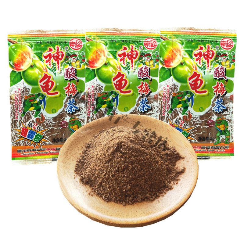 神龟粉 708090后小时候神龟酸梅粉儿时童年回忆/怀旧零食酸梅茶勺子粉
