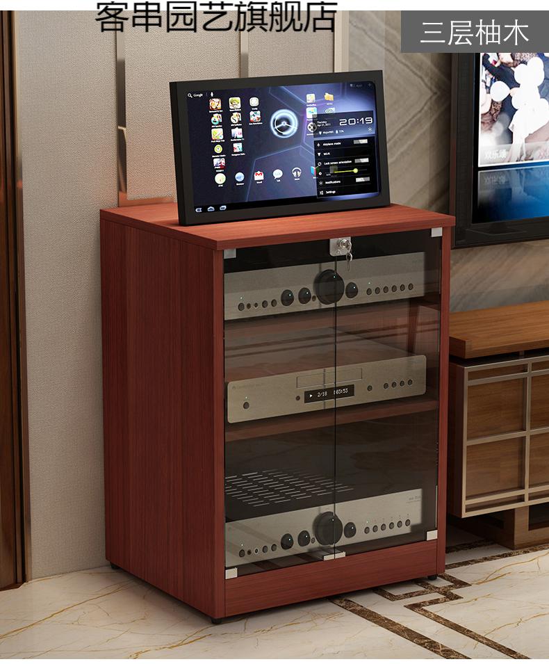 曼朵拉尊享版音响机柜功放机柜功放机架设备柜音响机柜2022新款黑色二