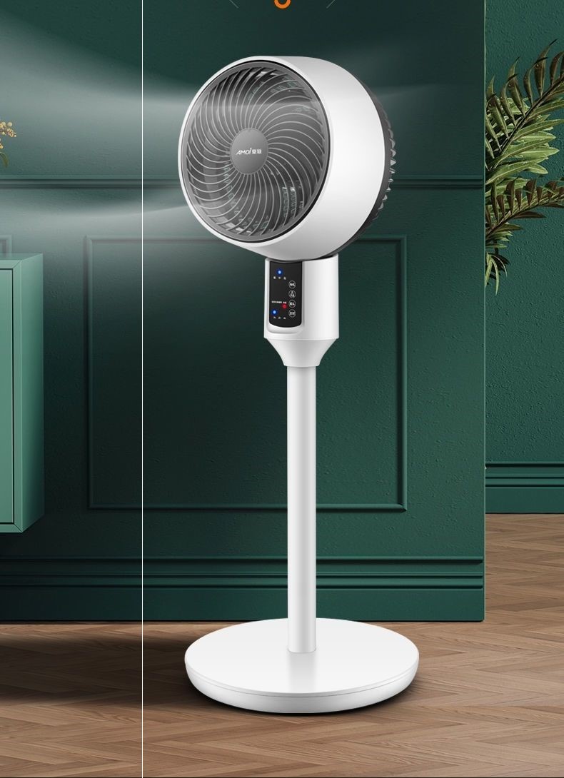 风扇家用落地扇遥控宿舍大风力立式涡轮制冷台式静音家用高款机械摇头