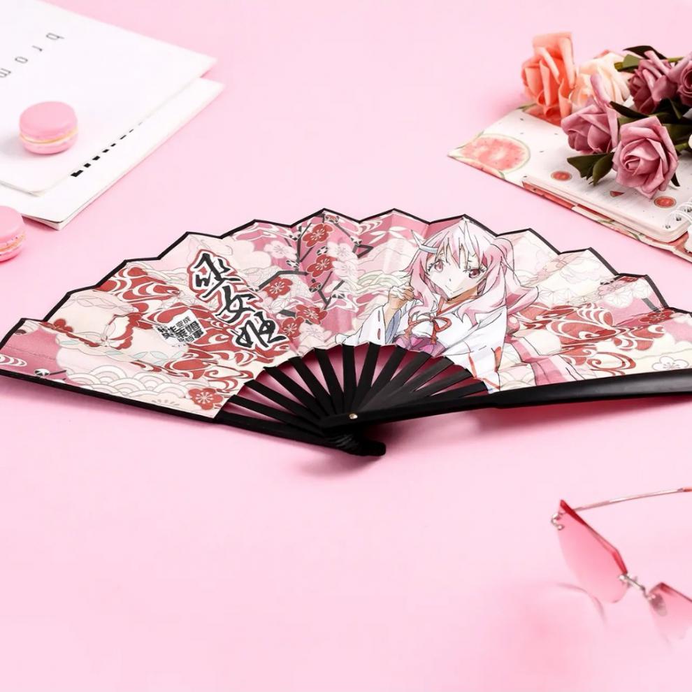 东方project扇子日式折扇古风扇子动漫周边二次元 和风樱花【图片
