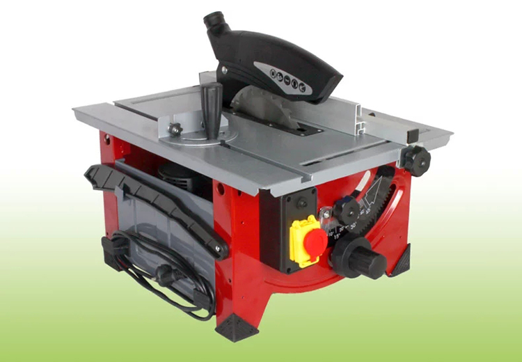 安捷顺木工工具可调高度角度可锯铝切割机8寸木工台锯8寸台锯100齿