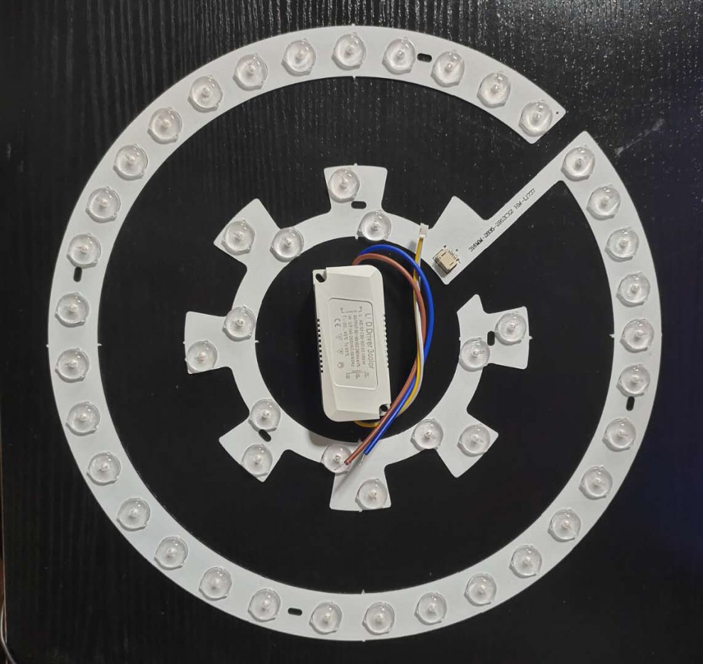 欧普侍透镜led灯盘圆形吸顶灯改造灯板球泡节能灯泡灯条贴片灯芯光源