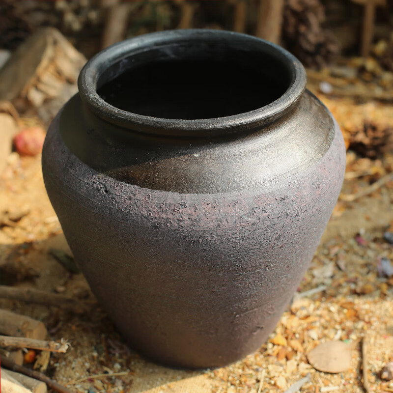 土陶罐多肉植物老桩盆花盆器大号复古红陶土粗陶盆陶罐透气法师hp417