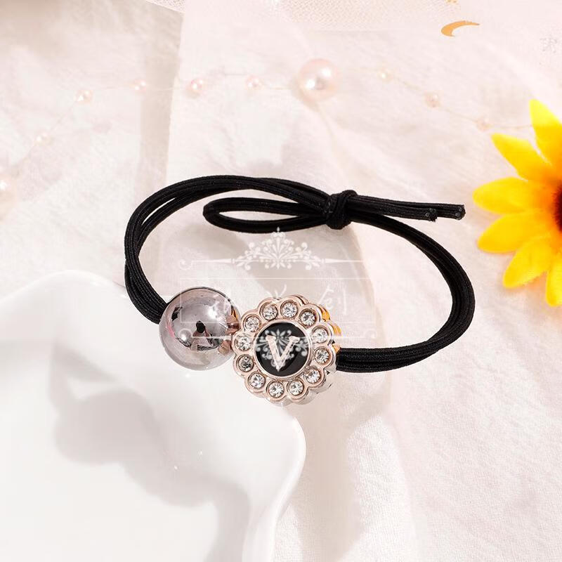 女生绑头发的皮筋扎头绳女生时尚小女孩子好看的扎杂头发的小橡皮筋