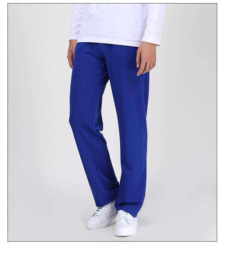 加肥加大校服蓝裤子加绒裤子蓝色深蓝色男女儿童直筒校裤一条杠小学生