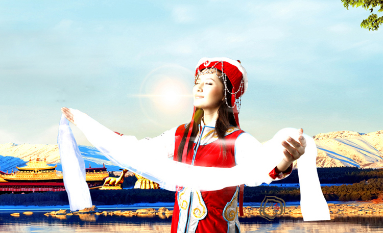 哈达藏族饰品西藏哈达白色吉祥用品批发 红色2米×24厘米(10条起拍)