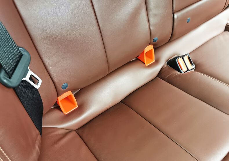 儿童安全座椅isofix接口引导槽导向槽扩张槽寻找器卡扣连接带配件黑色