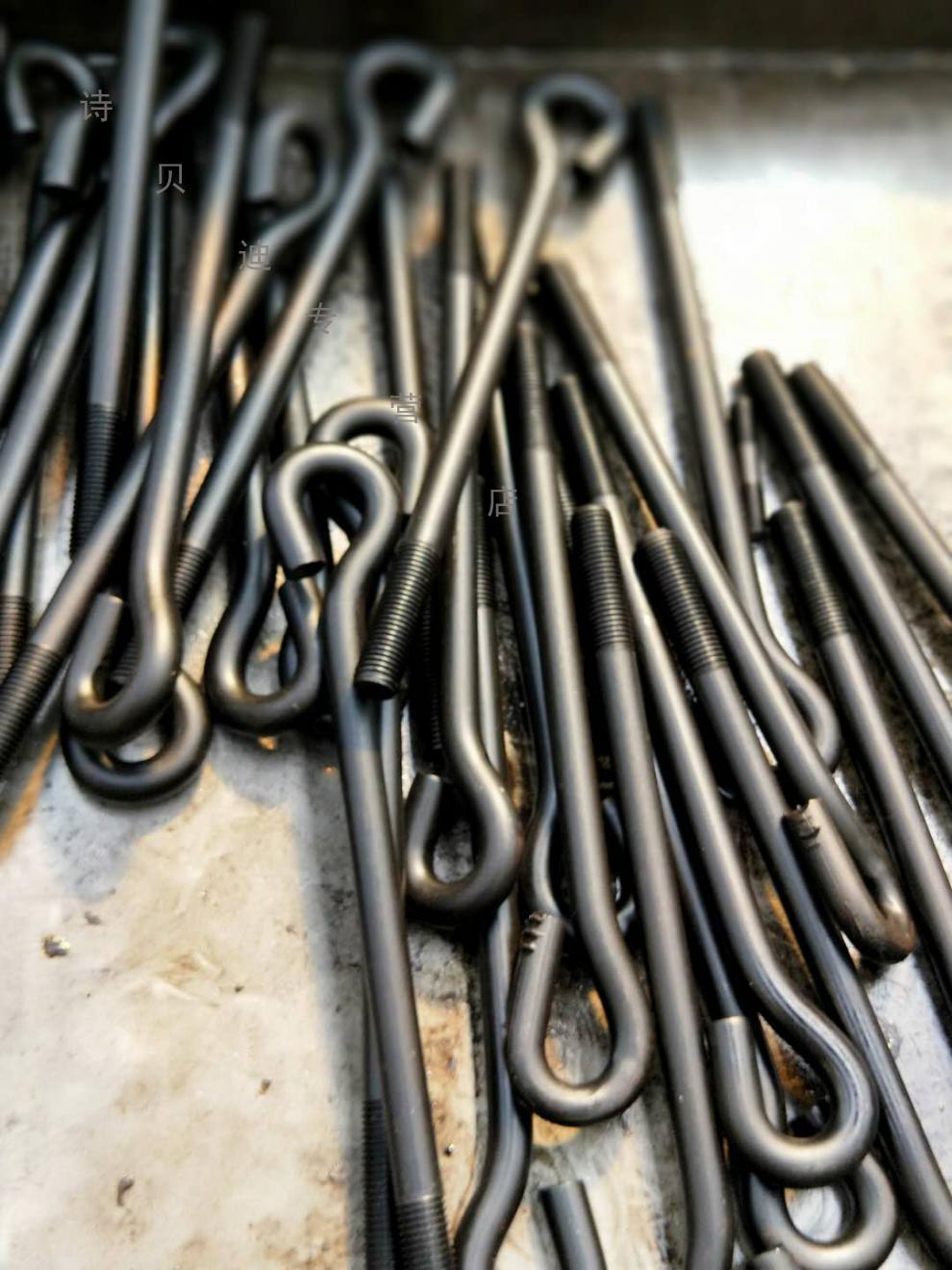 gb799地脚螺栓 预埋螺栓 9字地脚螺栓 7字l型地脚螺丝m20m22m24 m20*