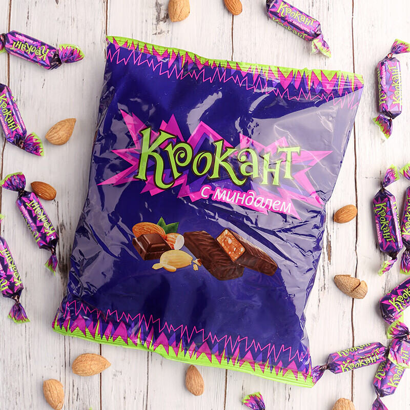 russiakdv紫皮糖俄罗斯巧克力糖喜糖婚庆糖果女生圣诞节礼物牛轧糖