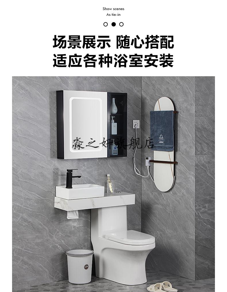 洗手池坐便器一体卡恩曼小户型定制马桶带洗手盆组合一体挂墙节能坐