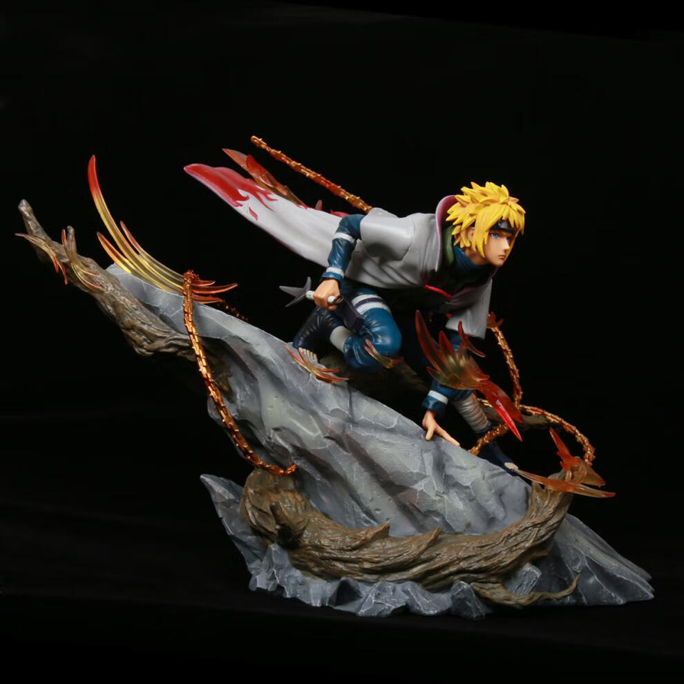 火影忍者 波风四代目水门gk石像鬼sxg黄色闪光模型摆件雕像 石像鬼