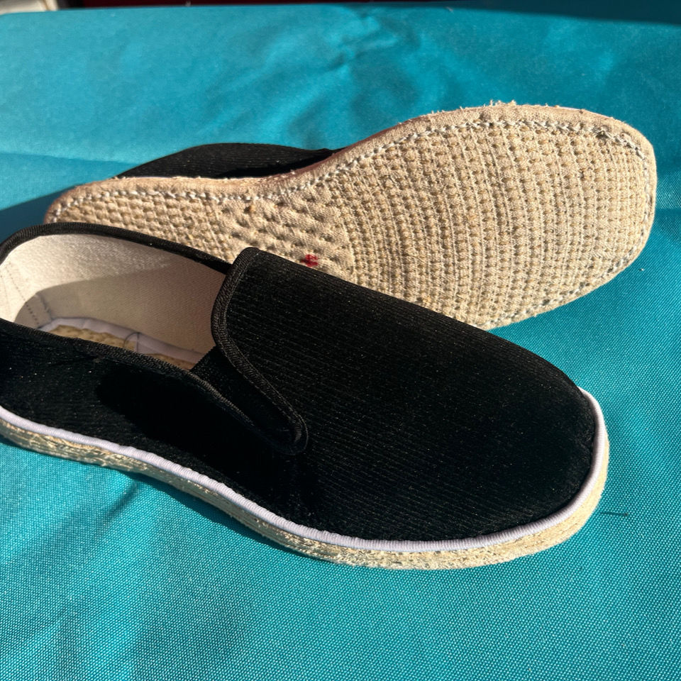 maycaur老北京布鞋千层底布鞋男灯芯绒布鞋条绒布鞋手工制作布鞋透气