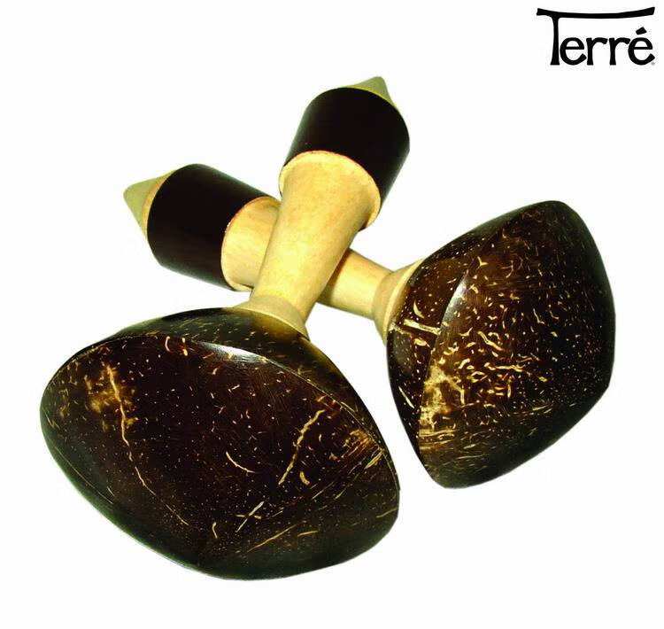 德瑞terre椰球锤maracasmadeofcoconut椰壳加小钢珠进口乐器