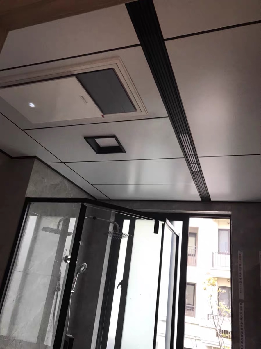 集成吊顶铝扣板300x300蜂窝大板厨房厕所铝扣板军绿色08江南白玉