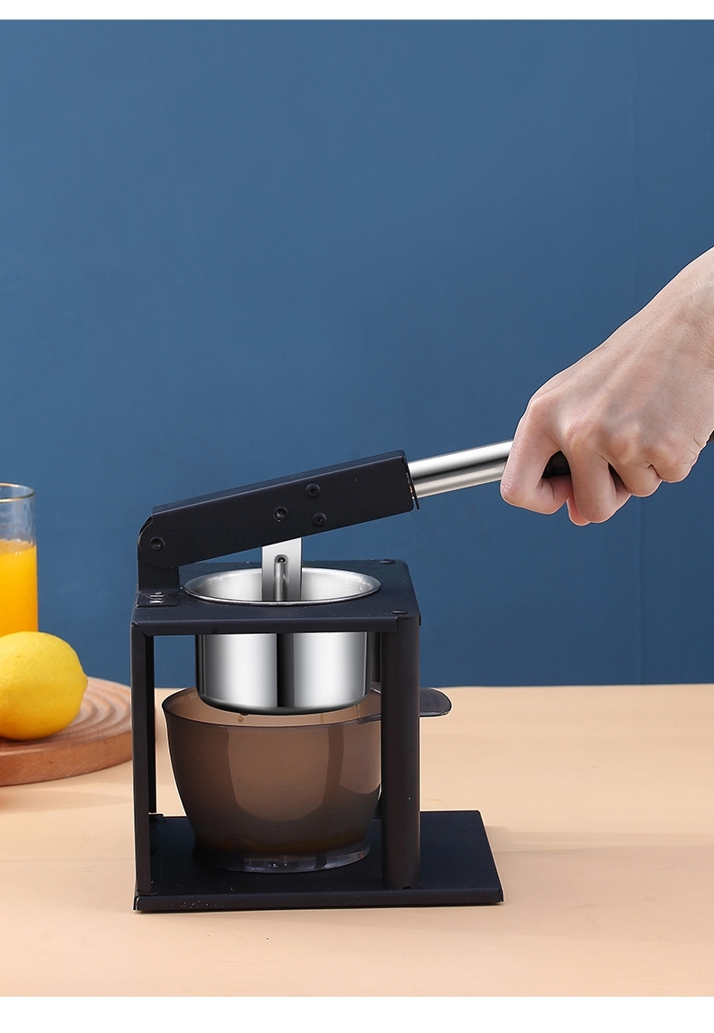 手动榨汁机手压式榨汁机家用渣汁分离手动新款手动榨橙汁的机器挤压器