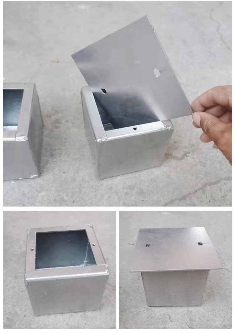 定制人防密闭接线盒防护人防备案防爆热镀锌盒86接线暗盒金属盒可定制