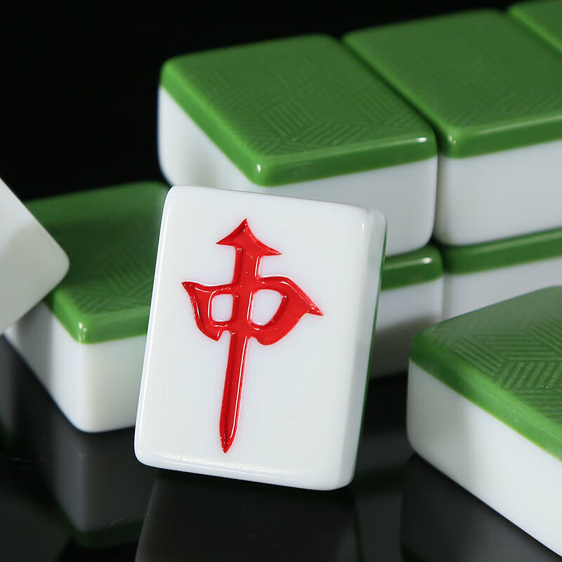 正磁四口机麻将机自动麻将牌家用手搓大中小号精品直销蓝色一副一级