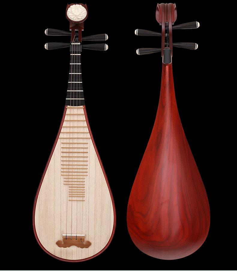 民音琵琶 琵琶乐器初学者入门学生成人小琵琶琴红木花梨木教学琵笆