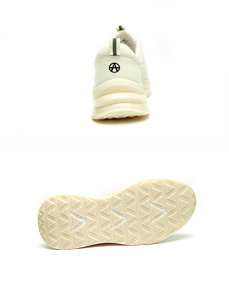 acupuncture2022年春季新款女鞋亮片经典舒适老爹鞋211白色38