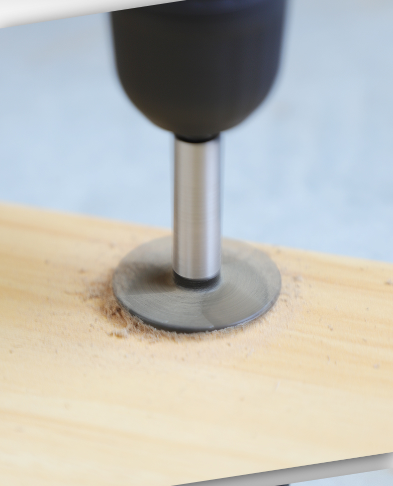 刃35mm打孔铰链合页专用木板开口圆形门锁抽屉三刃铰链开孔器35mm2支