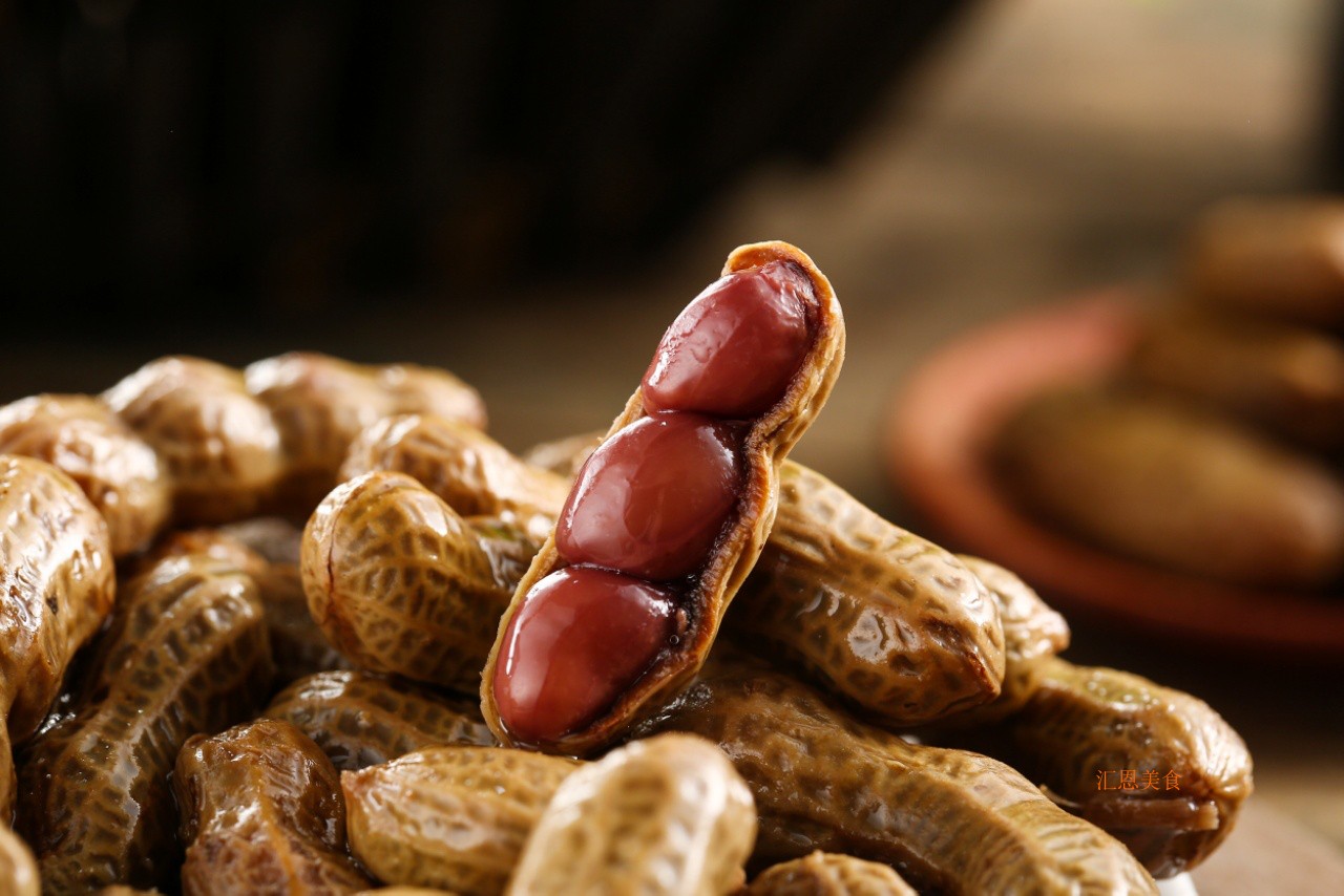 京选优品黑娃鲜汁花生385g5袋五香味香辣味卤水花生水煮花生米带壳