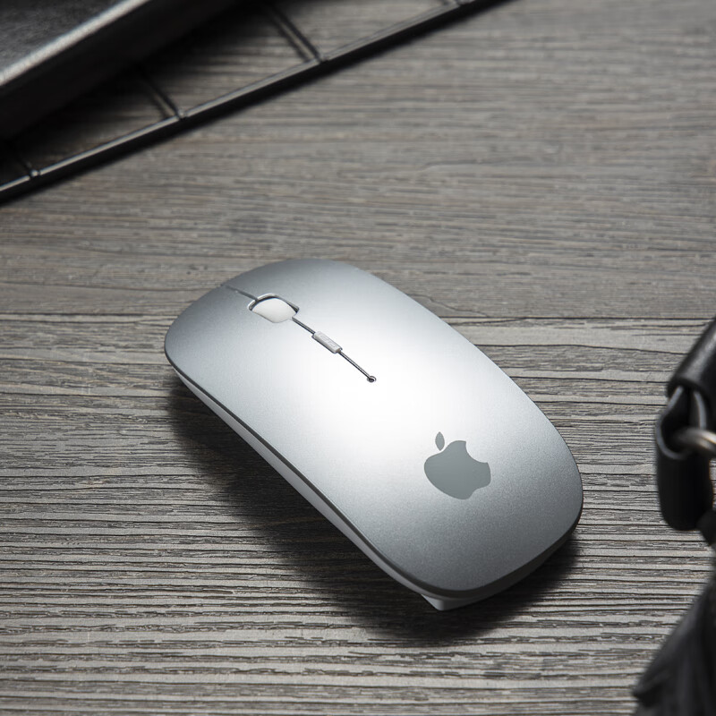 品魅官方京品苹果通用新无线蓝牙鼠标可充电静音macbookproair笔记本