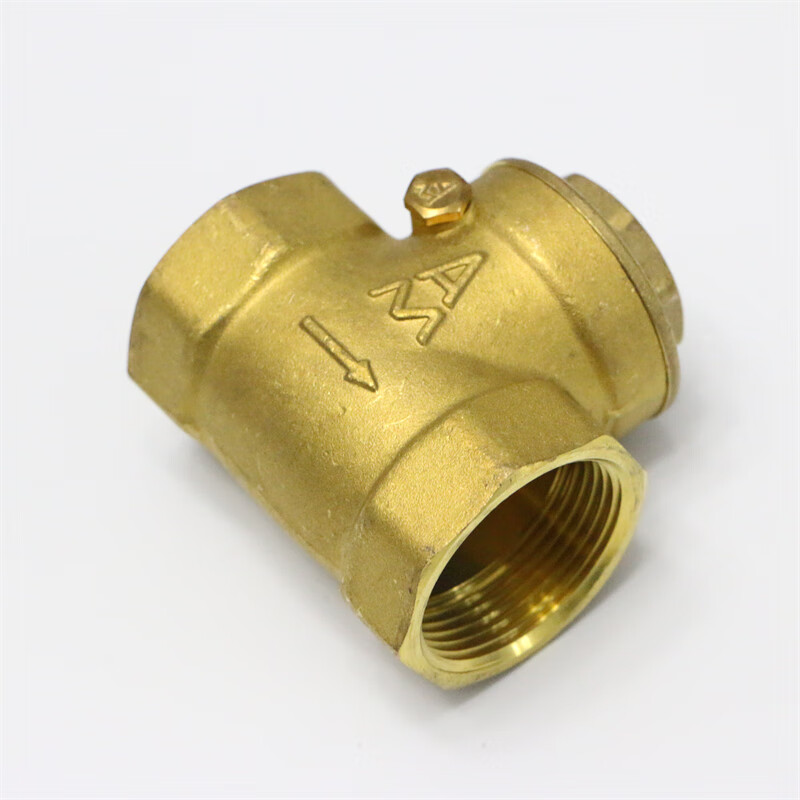 菲文特阀业埃美柯止回阀黄铜加厚卧式自来水逆止阀水泵单流板家用单向